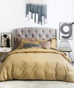 Juego de Funda de Edredón King Size de Algodón 100% Color