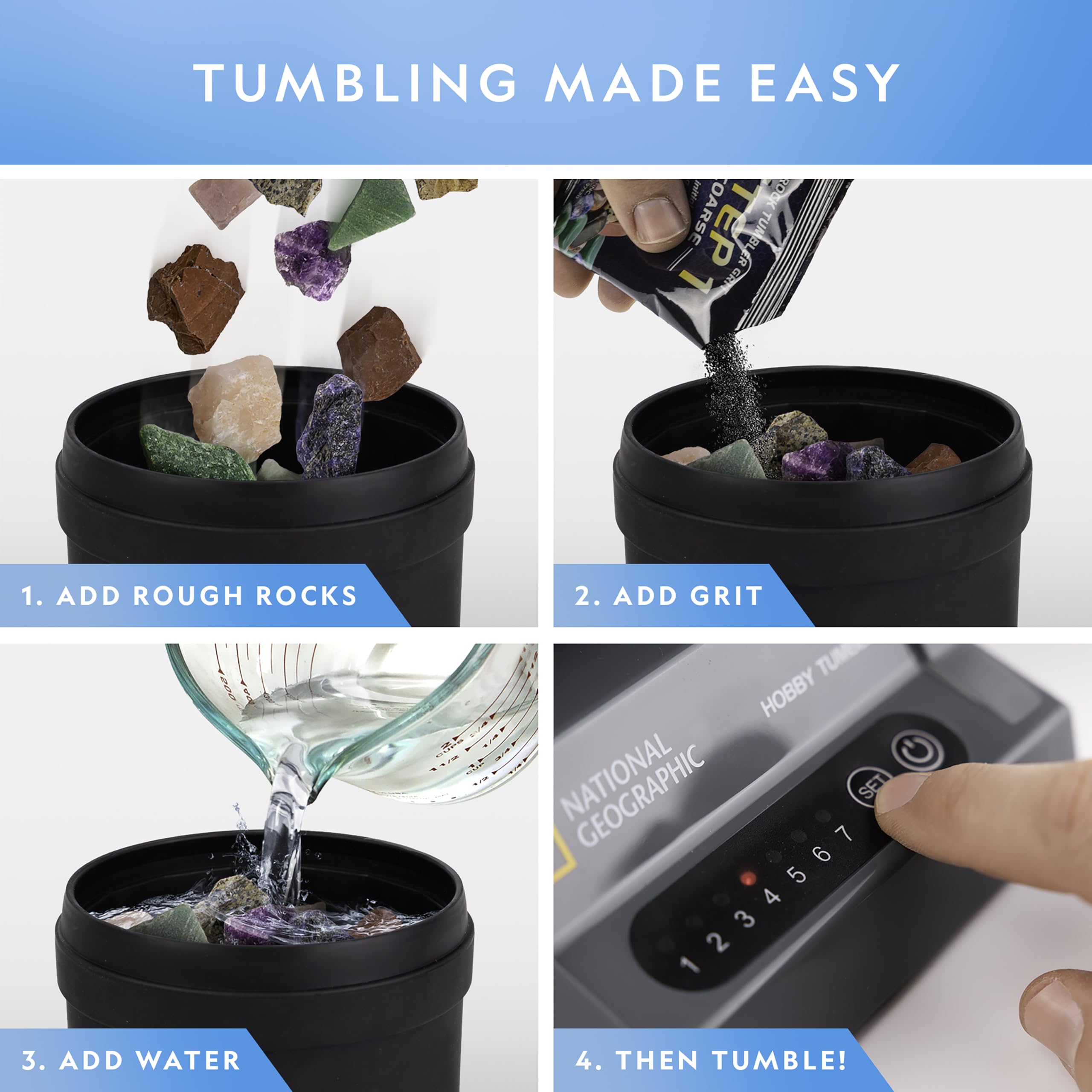Kit de Pulido de Piedras National Geographic - Edición - Imagen 4