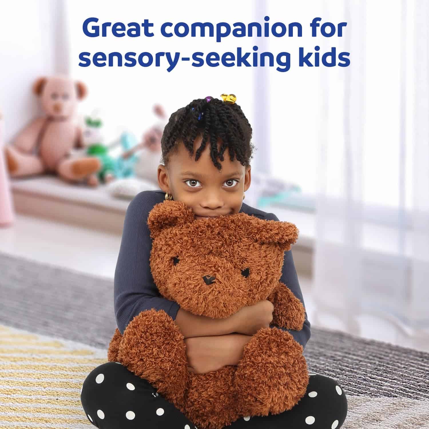 Oso Teddy con Peso para Niños - Herramienta Sensorial para - Imagen 4