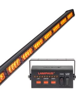 Barra de luz de advertencia LED SolarBlast 38" 32W Amber