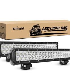 Nilight - NI06A-126W Barra de Luz 2 Piezas 20 Pulgadas 126W