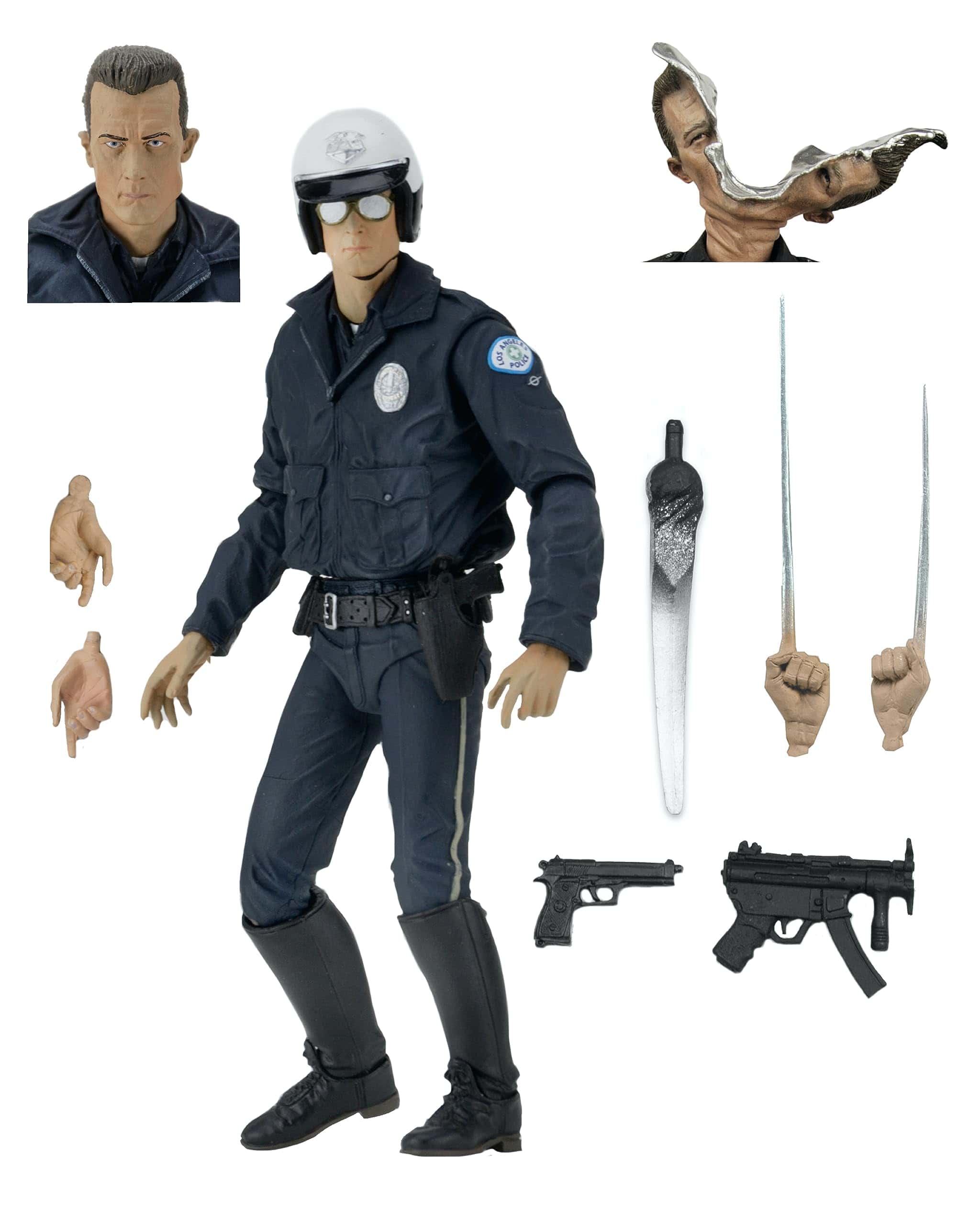 NECA Collectible Ultimate T-1000 Motorcycle Cop Terminator