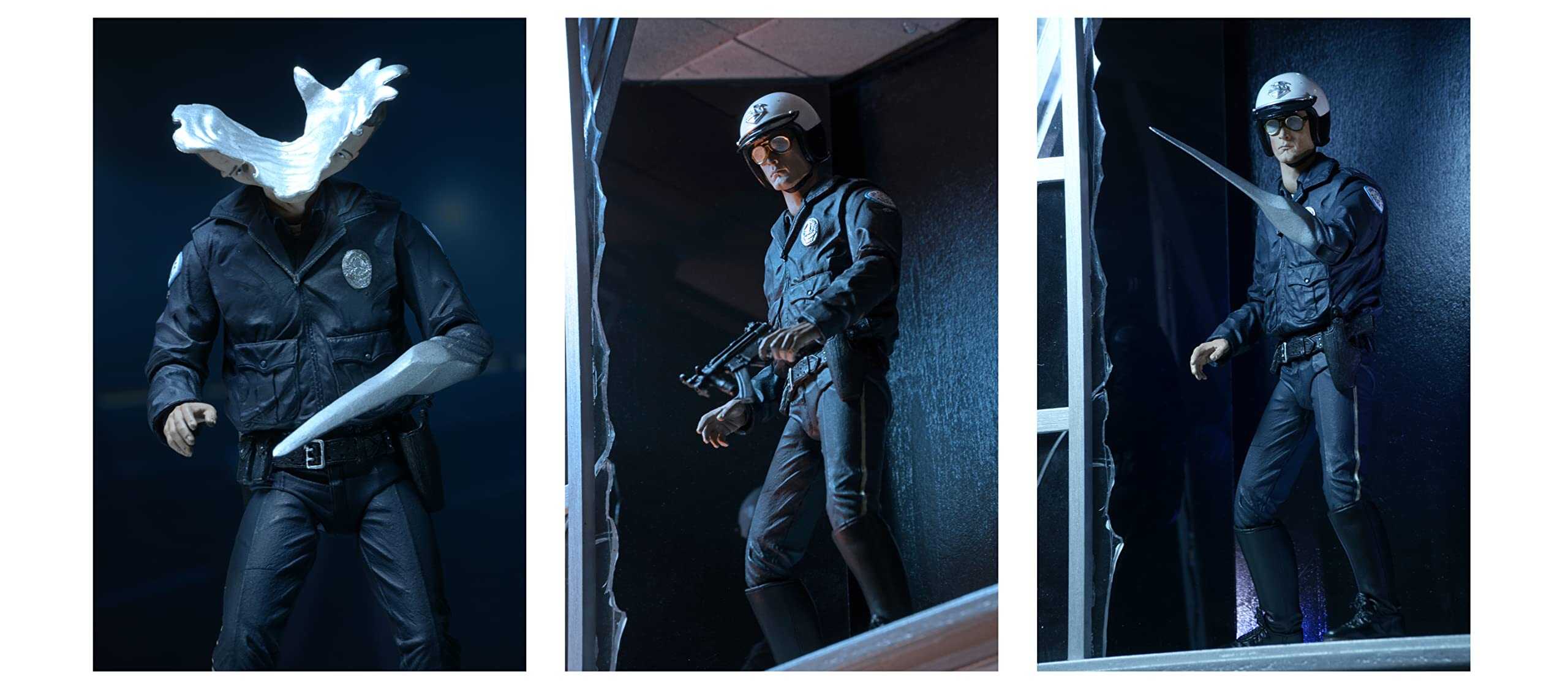 NECA Collectible Ultimate T-1000 Motorcycle Cop Terminator - Imagen 8