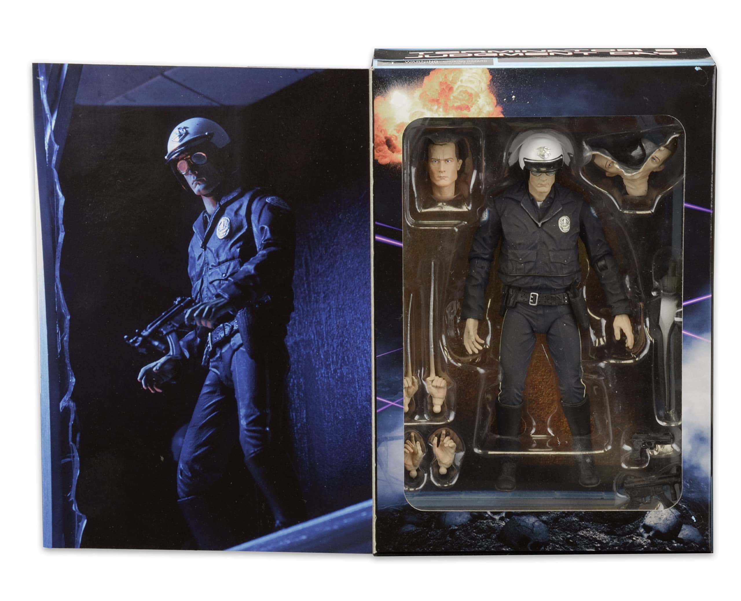 NECA Collectible Ultimate T-1000 Motorcycle Cop Terminator - Imagen 3