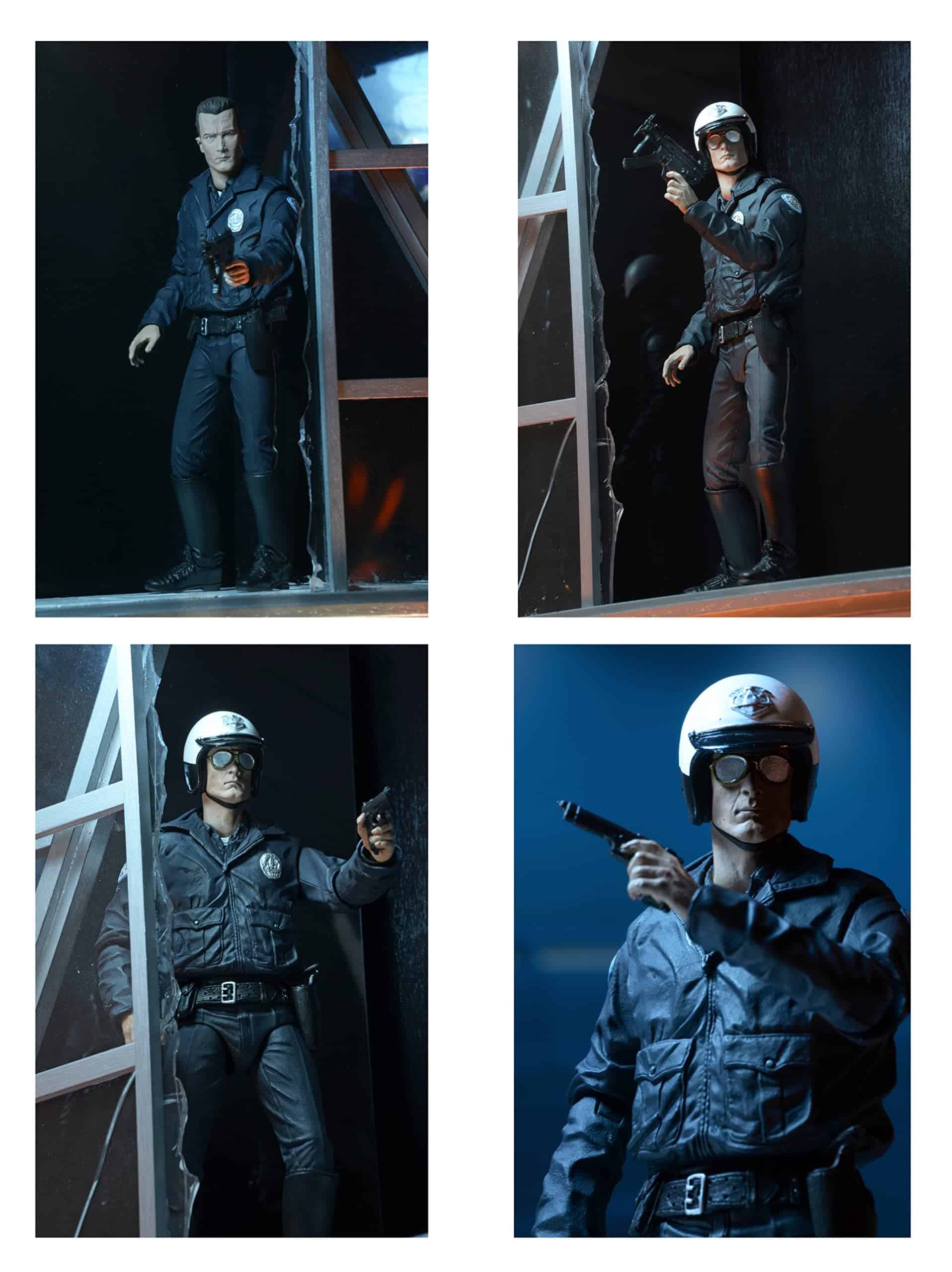 NECA Collectible Ultimate T-1000 Motorcycle Cop Terminator - Imagen 7