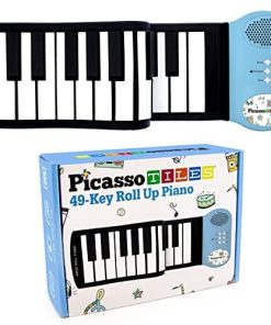 Piano de Teclado Digital Educativo Portátil de 49 Teclas