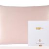 Funda de Almohada de Seda 100% Pura de Morera -Rosa
