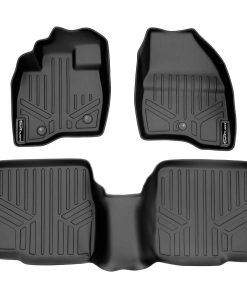 Juego de tapetes a medida SMARTLINER de 2 filas en negro