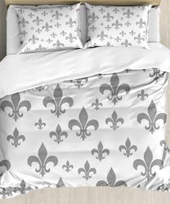 Juego de Funda Nórdica Ambesonne Fleur De Lis, Patrón de