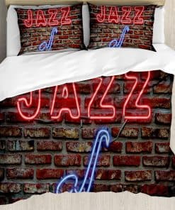 Set de Funda de Edredón Ambesonne Music, Imagen de un