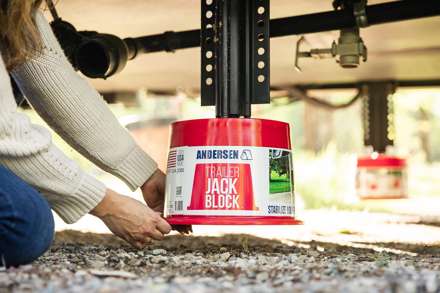 ANDERSEN HITCHES | Accesorios de Viaje para RV | Bloque de - Imagen 7