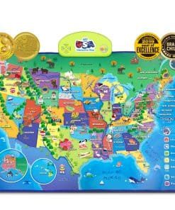 BEST LEARNING i-Poster My USA Mapa Interactivo - Juguete