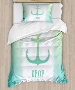 Juego de Funda Nórdica Náutica Ambesonne, Ilustración de