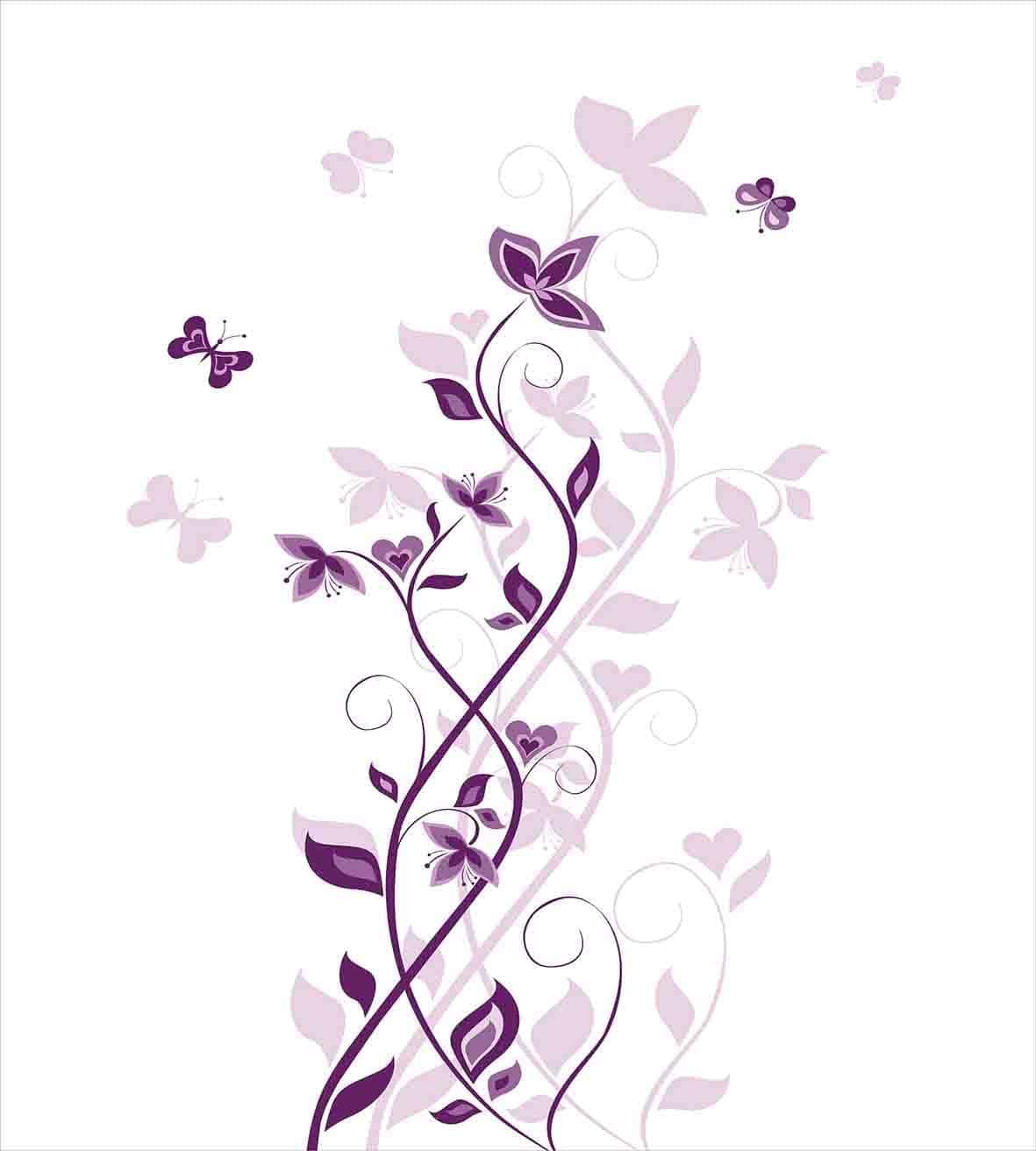 Juego de Funda Nórdica Ambesonne Spring, Árbol Violeta con - Imagen 3