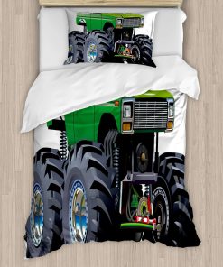 Juego de Funda Nórdica Ambesonne Cars, Pickup Gigante de