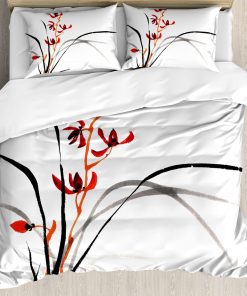 Juego de Funda de Edredón Ambesonne Japonés, Clásico