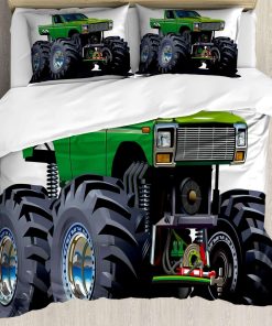 Set de Funda de Edredón Ambesonne Cars, Camioneta de