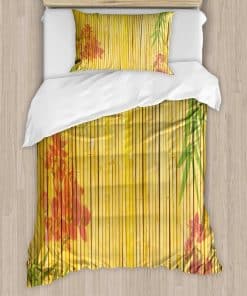 Set de Funda nórdica Ambesonne con Temática Asiática, Ramas