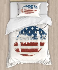 Juego de Funda de Edredón Ambesonne Sports, Diseño de Bola