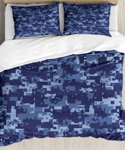 Juego de Funda nórdica Ambesonne Camo, Composición Retro de