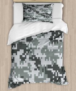 Juego de Funda nórdica Ambesonne Camo, Diseño Moderno de