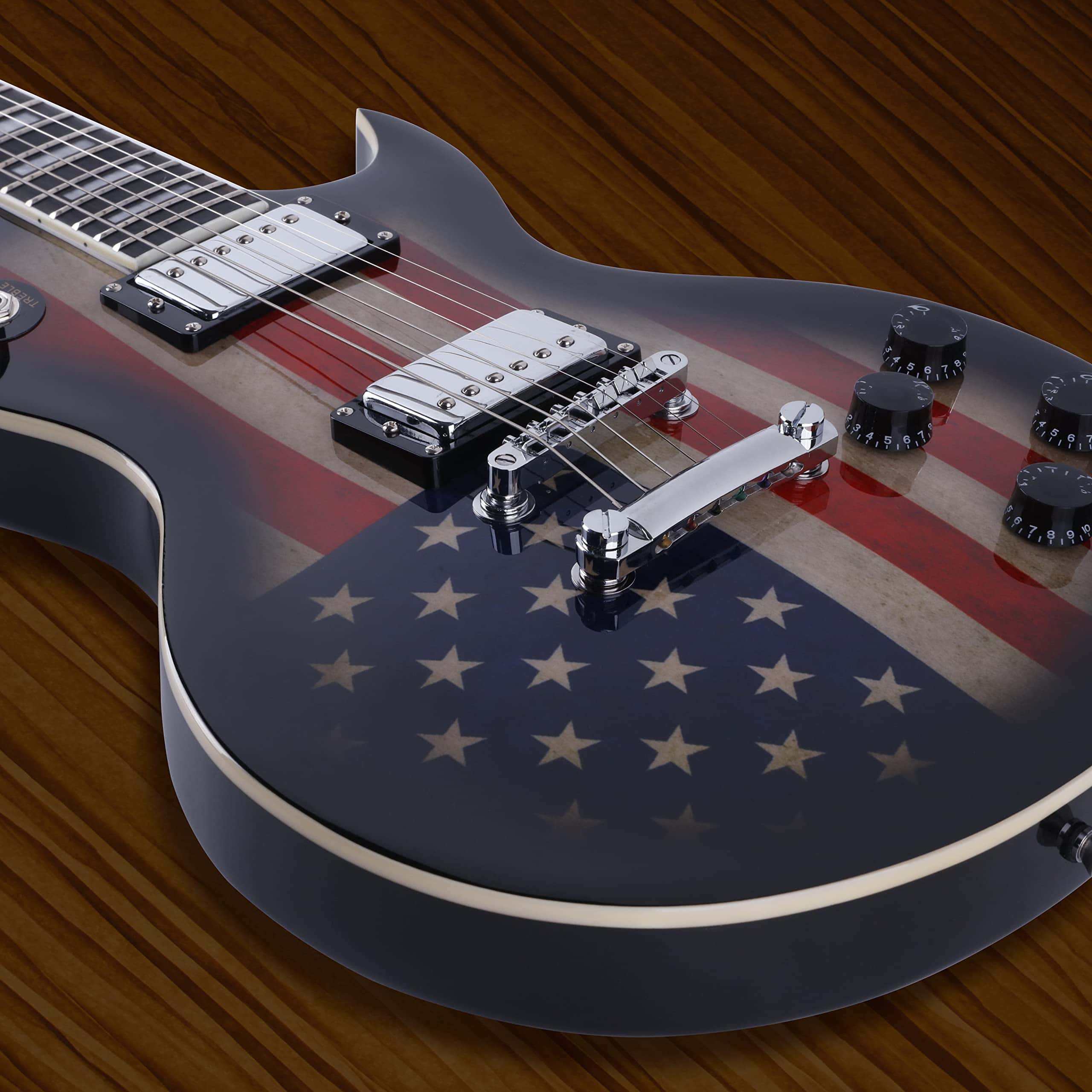 Leo Jaymz Guitarra Eléctrica Single Cut de Tamaño Completo - Imagen 8