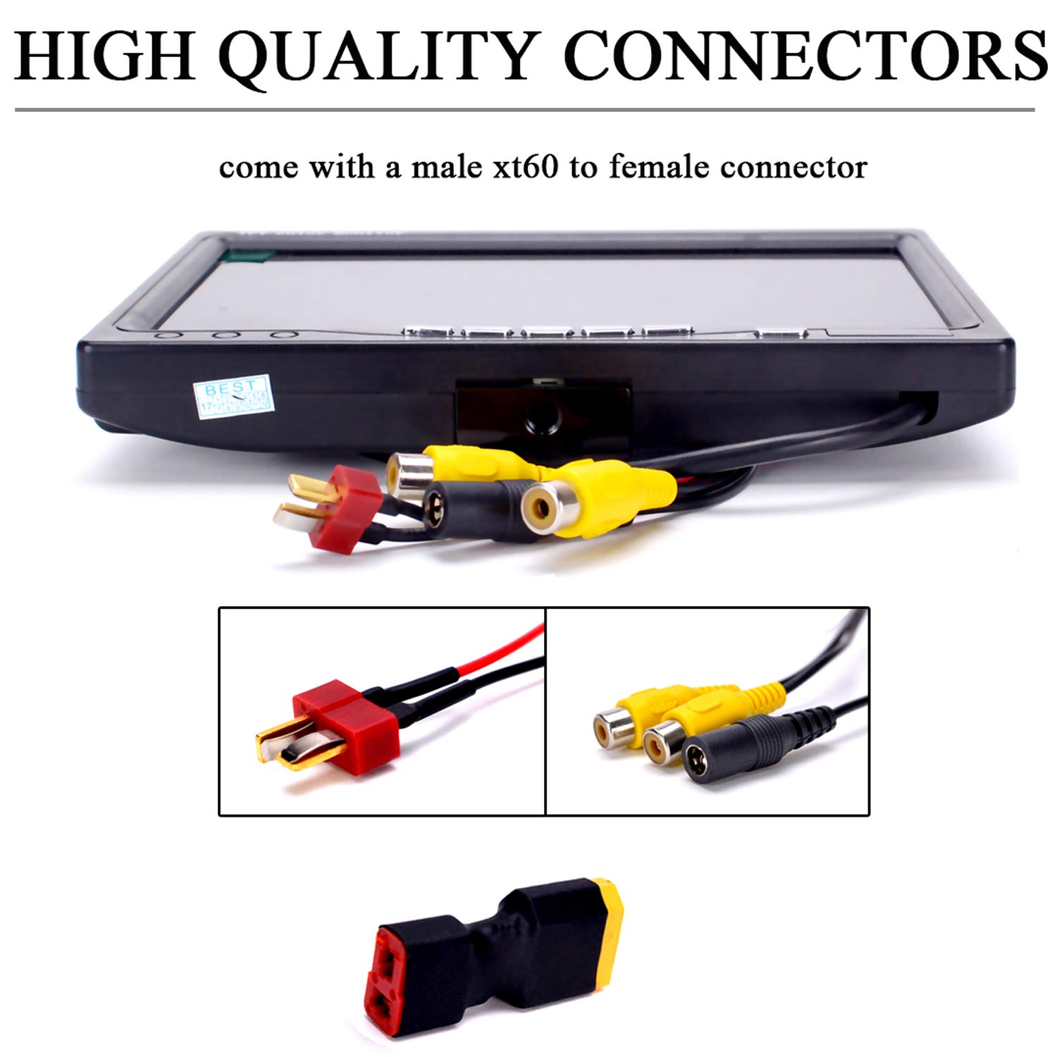 Monitor FPVDrone RC 7 Pulgadas Monitor FPV 1024x600 - Imagen 8