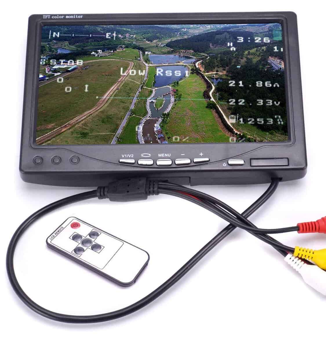 Monitor FPVDrone RC 7 Pulgadas Monitor FPV 1024x600