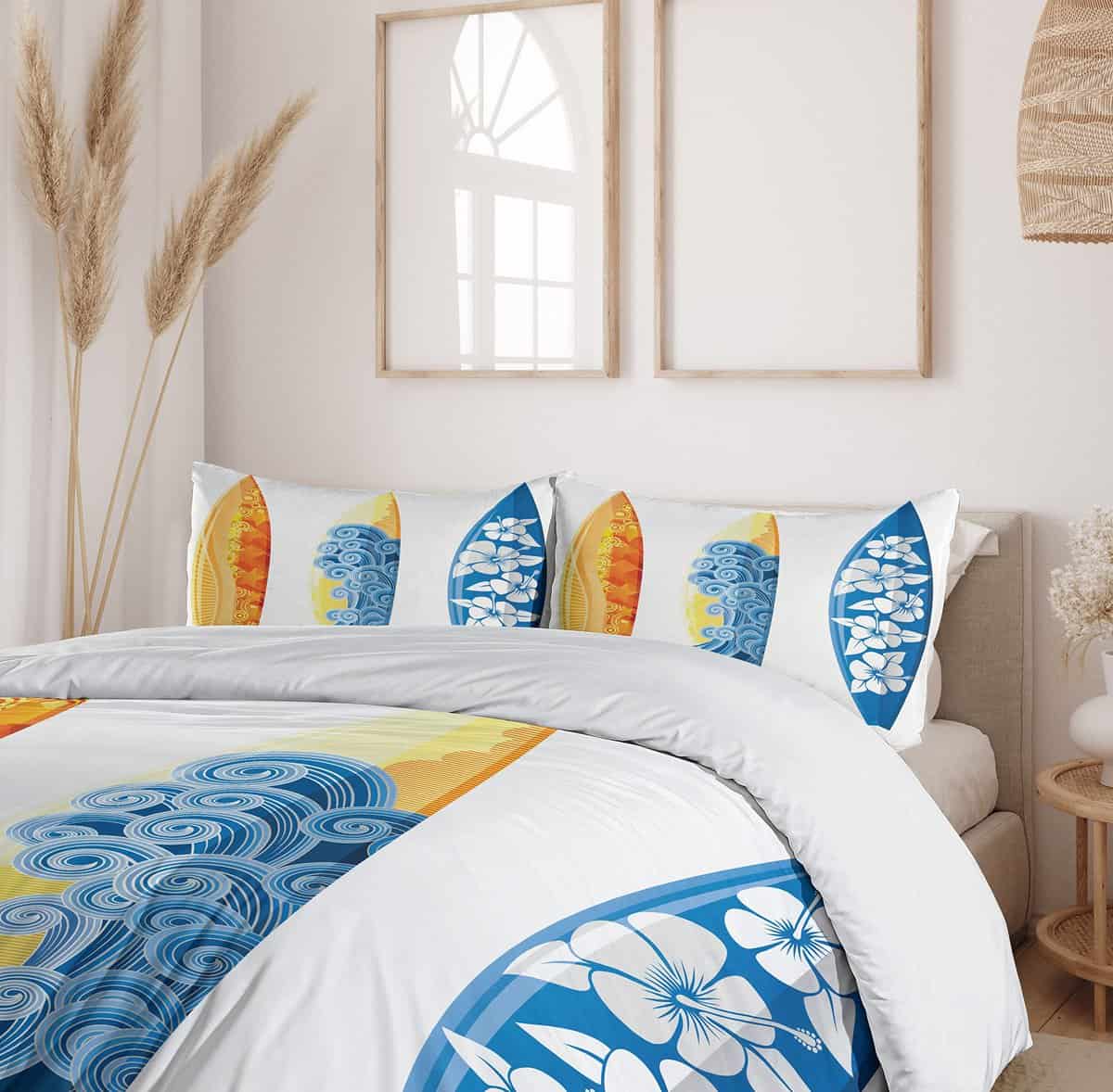 Juego de Funda Nórdica Ambesonne Surf, Coloridos Tablas de - Imagen 7