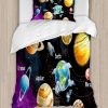 Set de Funda Nórdica de Ambesonne Espacio Exterior, Sistema