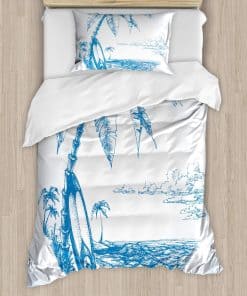 Juego de Cubierta de Edredón Ambesonne Surf, Ilustración