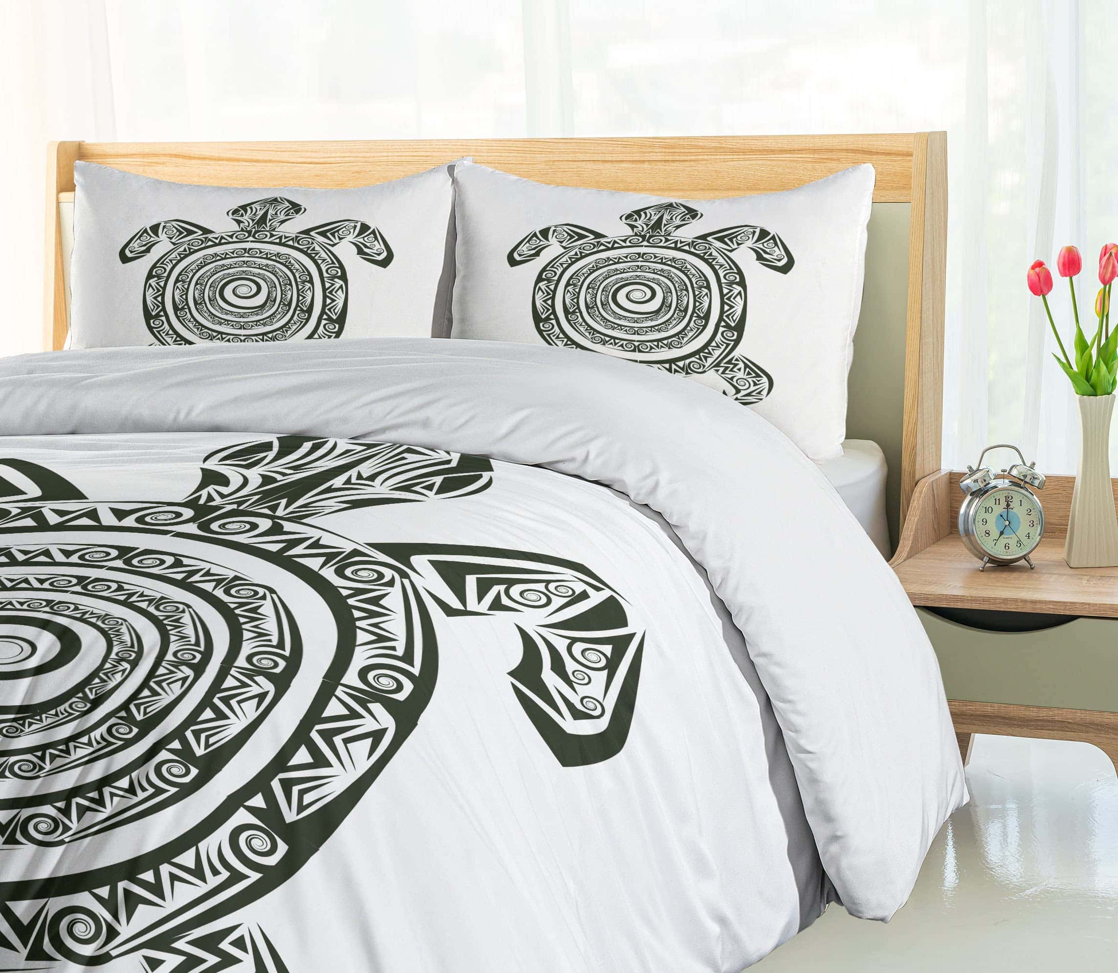 Juego de Cubierta de Edredón Tortuga Ambesonne, Estilo de - Imagen 5