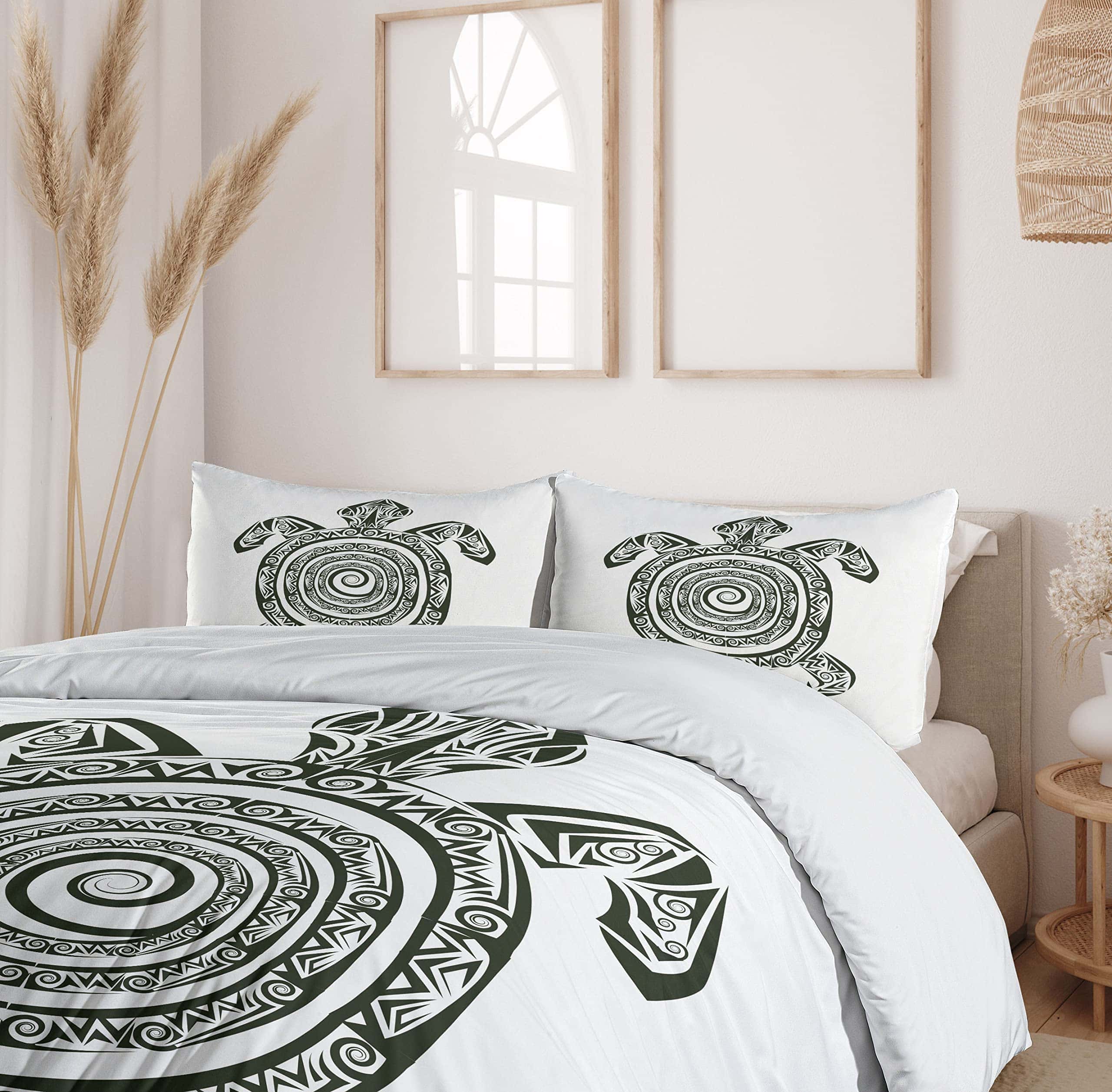 Juego de Cubierta de Edredón Tortuga Ambesonne, Estilo de - Imagen 7