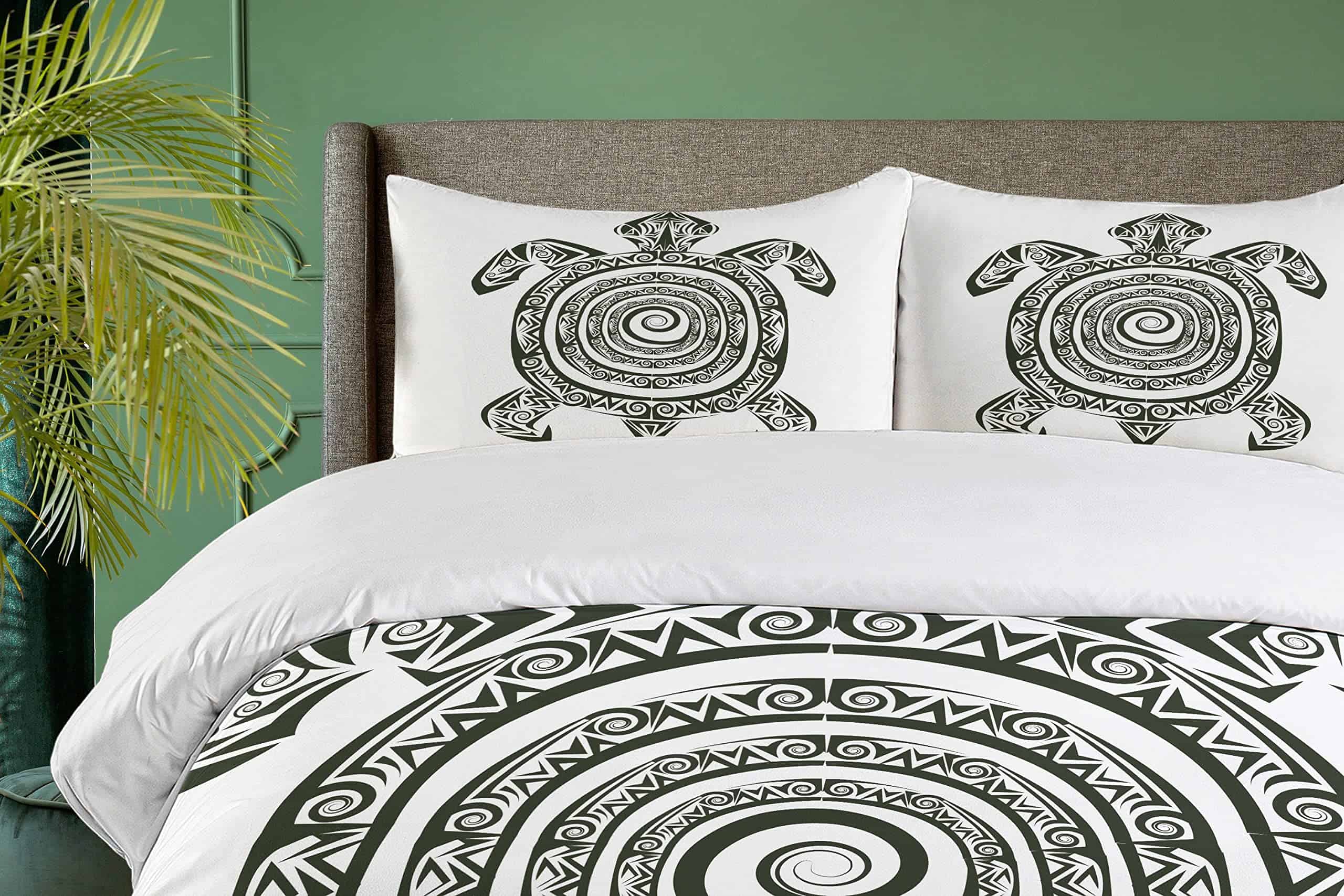 Juego de Cubierta de Edredón Tortuga Ambesonne, Estilo de - Imagen 4