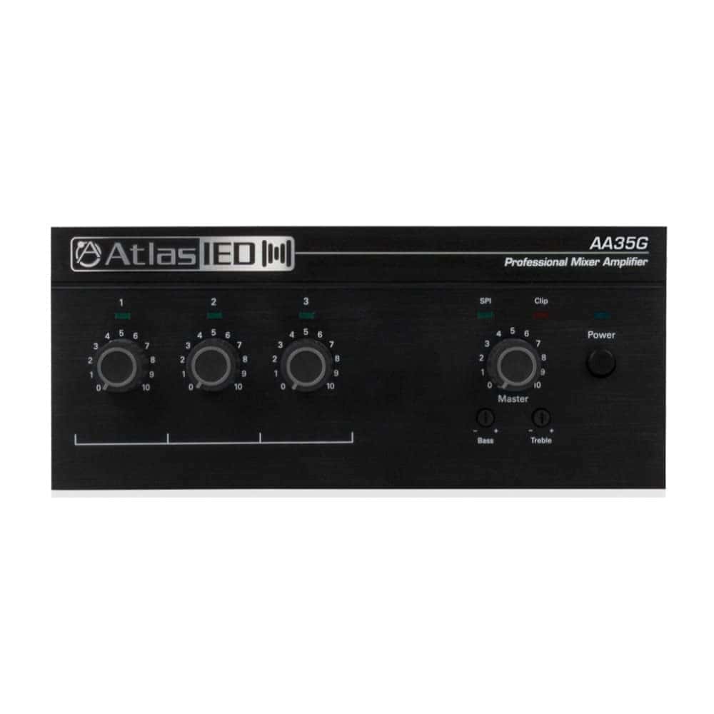 Atlas Sound 35W 3 Input Mixer Amplifier