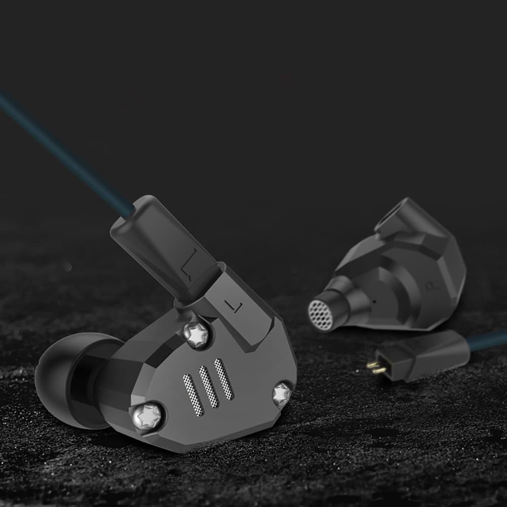 Audífonos de Cuatro Conductores, ERJIGO KZ ZS6 Alta - Imagen 5