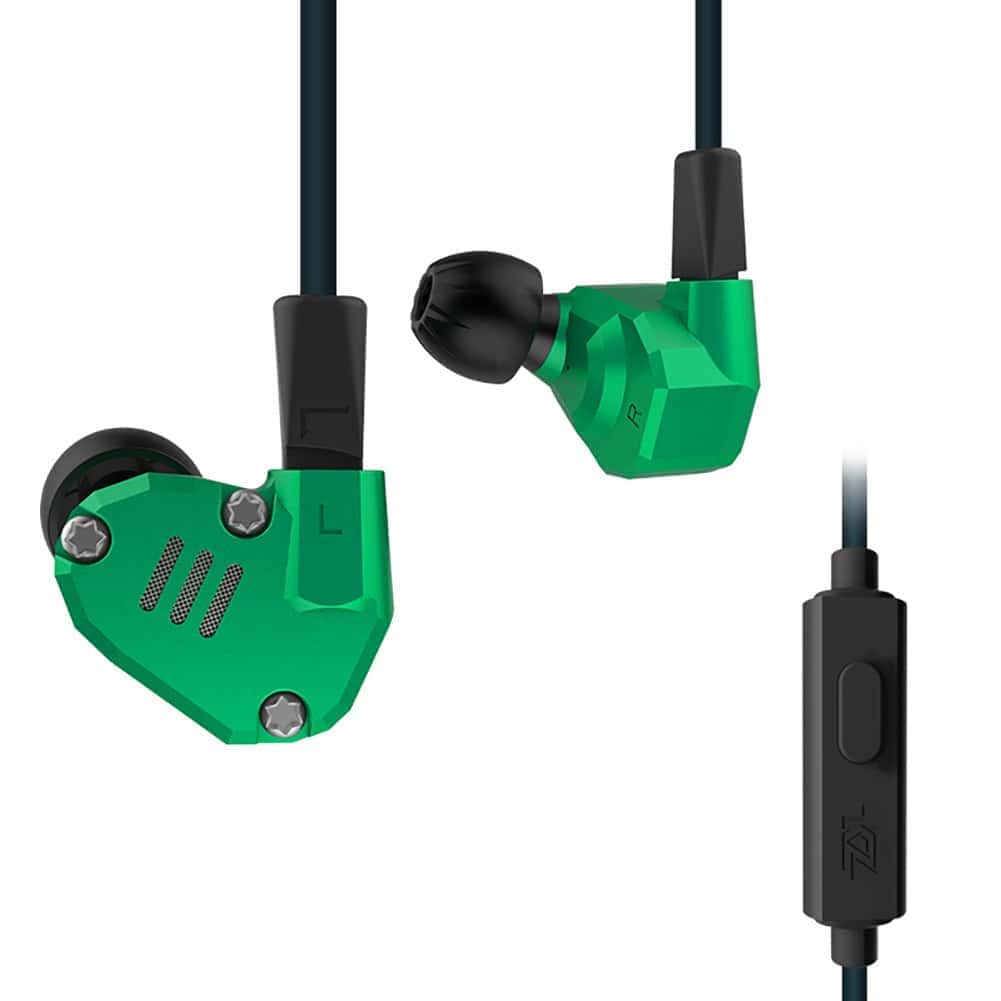 Audífonos Quad Driver, ERJIGO KZ ZS6 Alta Fidelidad con