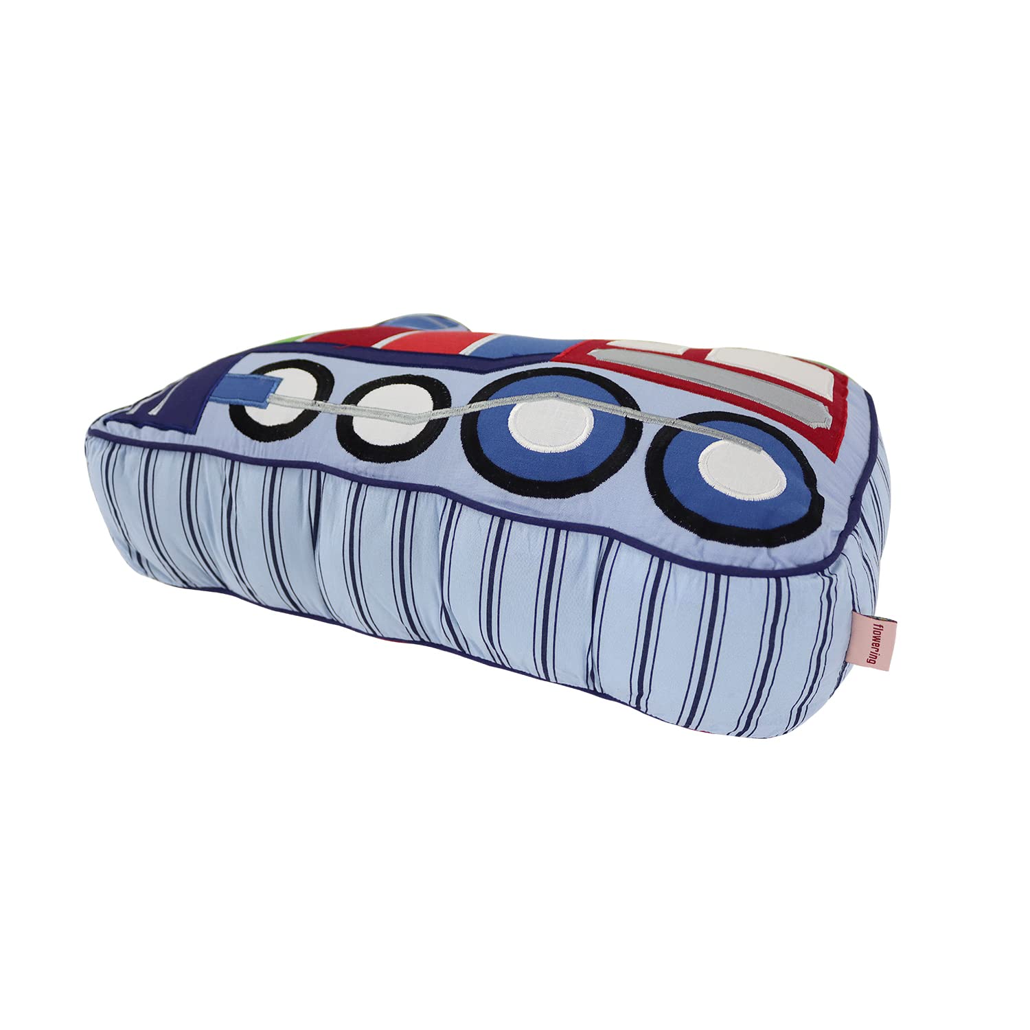 Almohada con forma de tren decorativa acolchada para niños - Imagen 5