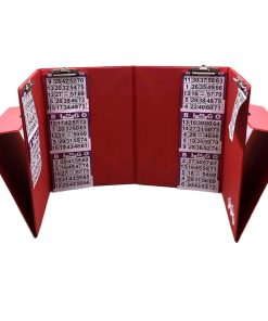 Tapete Plegable de Cartas de Bingo Tapp Collections - Rojo