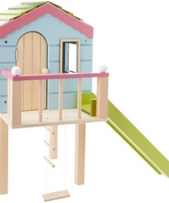 Casa de muñecas de madera para Lottie | Casa del árbol de