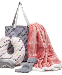 Paquete de Regalo de Cuidado Premium Chanasya - Manta,