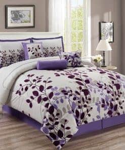 Grand Linen - Juego de edredón extragrande de 7 piezas en