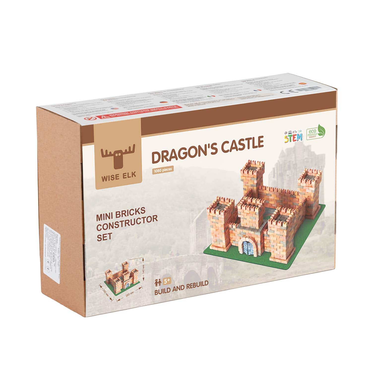 Set de construcción de castillo de dragones de juguete de - Imagen 4