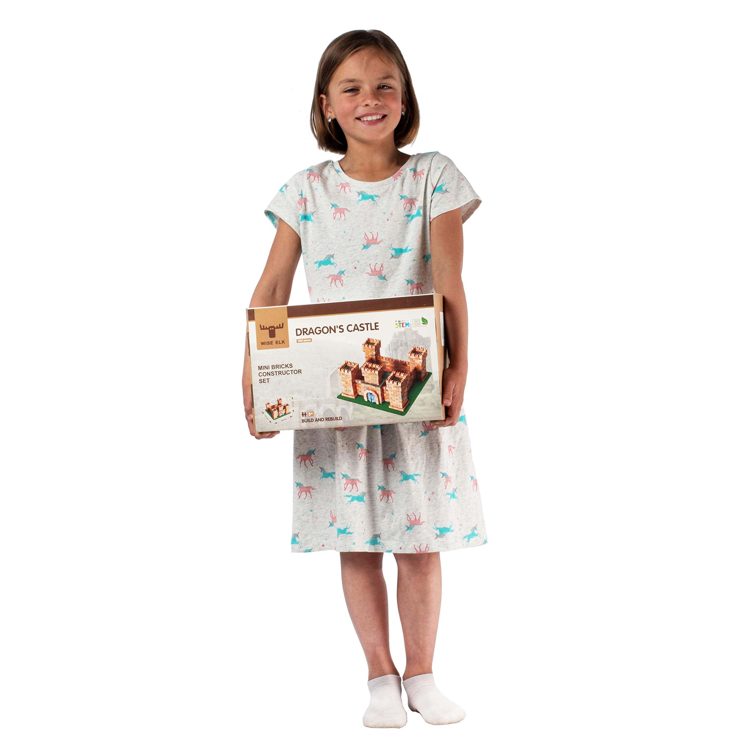 Set de construcción de castillo de dragones de juguete de - Imagen 6