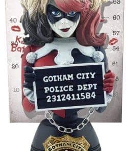 Busto de Harley Quinn de Cryptozoic DC Comics (Edición Roja