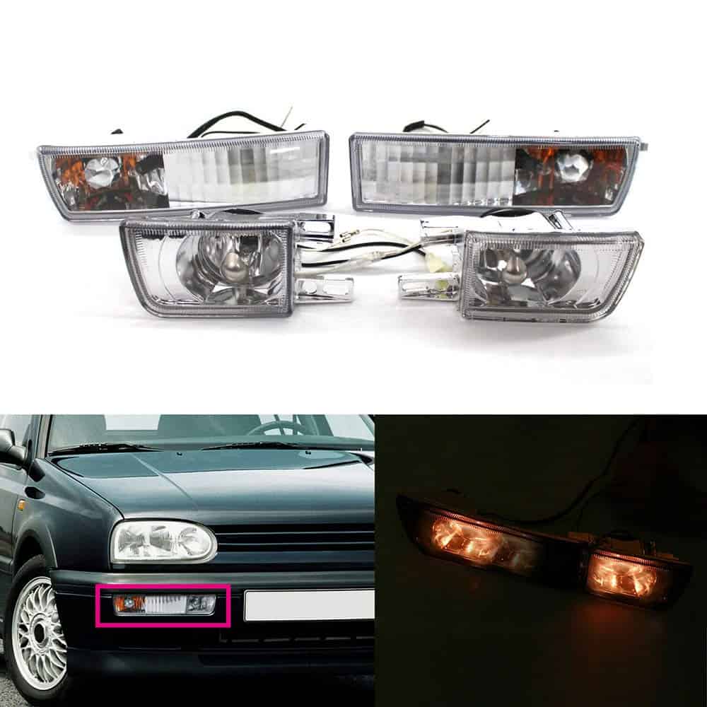 Juego de 4 Luces de Niebla para Automóvil y Luces de Giro