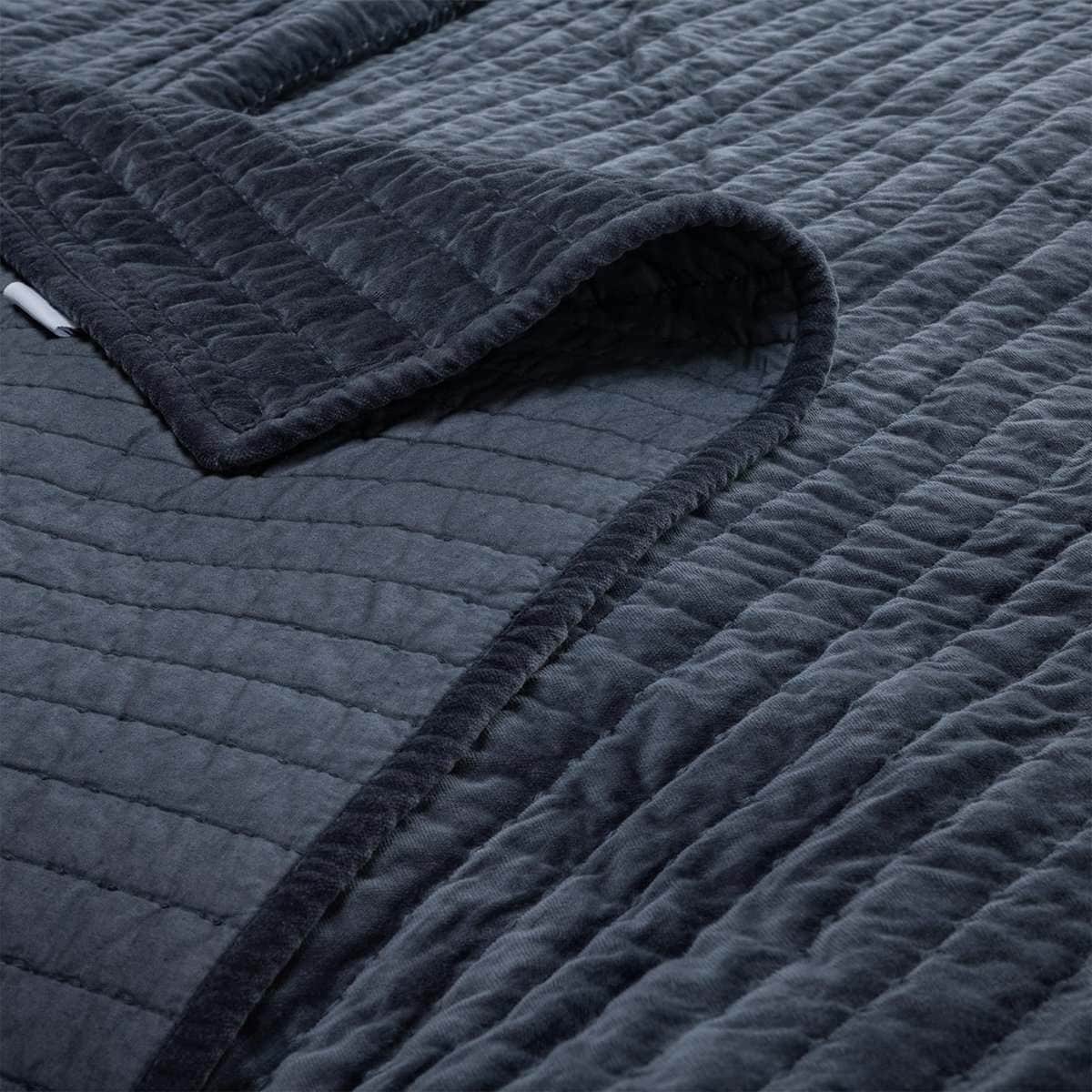 Colcha de terciopelo de algodón real reversible Elegant - Imagen 8