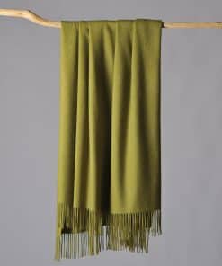 Manta de Lana de Cachemira de LUJURIASAS Con Flecos, Extra