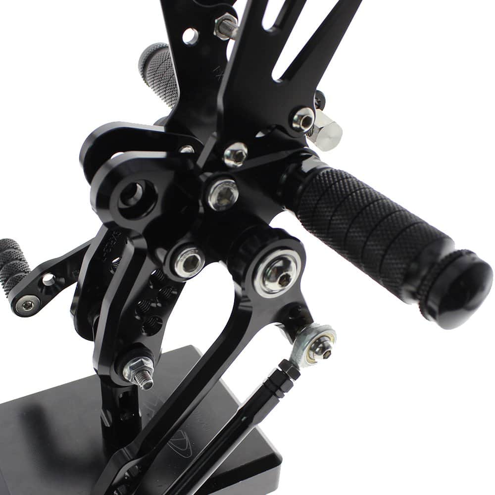 FXCNC CNC Pedales Ajustables de Motocicleta Billet Rearsets - Imagen 7