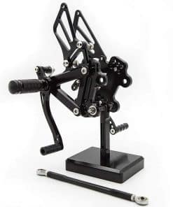 FXCNC CNC Billet Motocicleta Ajustable Rearsets Pedales